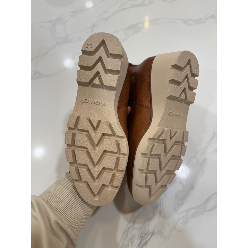 Vionic Women's Brown Aliso Wedge Chelsea Boot Size 7.5 - Picture 9 of 10